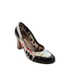 Marni Womens Spotted High Heels White Size 6.5